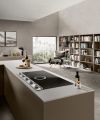 Elica NT-UNP-EVO-SS 90cm Wide Venting 4 Zone Hob - Black / Stainless Steel - A++ Rated with 2 Bridge Zones