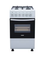 Haden HG51SW 50cm Single Cavity Oven Gas Cooker in White