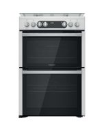Hotpoint HDM67G9C2CX Freestanding Dual Fuel Cooker