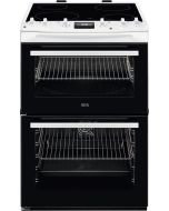 AEG CCX6540ACW Freestanding Electric Cooker