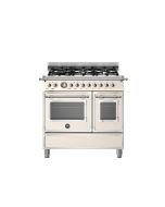 Bertazzoni HER96L2EAVT2 Heritage 90cm Range Cooker Twin Oven Dual Fuel Ivory