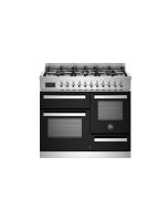 Bertazzoni MAS106L3ENEC Master 100cm Range Cooker XG Oven Dual Fuel Matt Black