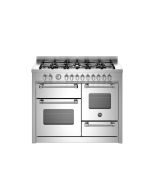 Bertazzoni MAS116L3EXC Master 110cm Range Cooker XG Oven Dual Fuel Stainless Steel
