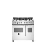 Bertazzoni MAS95C2EXC Master 90cm Range Cooker Twin Oven Dual Fuel Stainless Steel