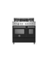 Bertazzoni MAS95C2ENEC Master 90cm Range Cooker Twin Oven Dual Fuel Matt Black