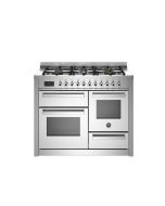 Bertazzoni PRO116L3EXT2 Professional 110cm Range Cooker XG Oven Dual Fuel Stainless Steel