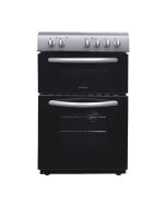 Statesman EDC50S 50cm Electric Double Oven Ceramic Cooker Silver