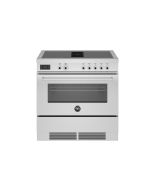 Bertazzoni PROCH94I1EXT Professional 90cm Range Cooker Single Aspirational Induction Stainless Steel