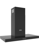 Stoves ST STERLING CHIM 90T BLK Sterling Black 90cm Chimney Cooker Hood A+ Rated