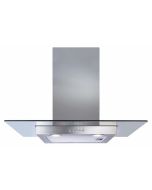 CDA ECN72SS Chimney Hood Flat glass extractor, D Rated