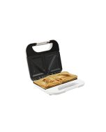 Pifco 211309 750W White Sandwich Toaster – Non-Stick Electric Toastie Maker