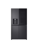 LG GMK960EV2E InstaView™ American Style Fridge Freezer, Essence Black Steel