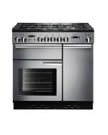 Rangemaster PROP90DFFSS/C Professional Plus 90Cm Dual Fuel Range Cooker Stainless Steel A Rated