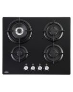 Belling BEL GTG603RI BLK 60cm 4 Burner Gas On Glass Hob Black