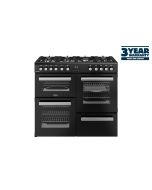Belling BEL RCA COOKCENTRE 100DF BLK Cookcentre 100cm Dual Fuel Range Cooker in Black