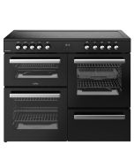 Belling BEL RCA COOKCENTRE 110E BLK Cookcentre 110cm Ceramic Hob Range Cooker in Black A Rated