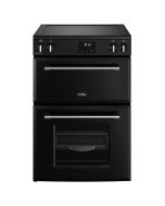 Belling BEL MRA FARMHOUSE 60EI TCH BLK Farmhouse Freestanding 60cm Induction Cooker in Black A Rated