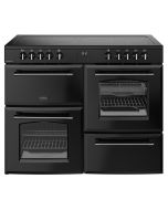 Belling BEL RCA FARMHOUSE 110E BLK Farmhouse 110cm Ceramic Range Cooker in Black A Rated