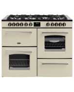 Belling BEL RCA FARMHOUSE 110DF CRM Farmhouse 110cm Dual Fuel Range Cooker in Cream A Rated