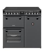 Stoves ST DX RCA RICH 90EI RTY AGR Richmond Deluxe 90cm Induction Range Cooker in Anthracite