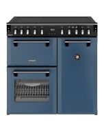Stoves ST DX RCA RICH 90EI RTY TWB Richmond Deluxe 90cm Induction Range Cooker in Twilight Blue