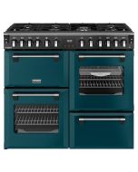 Stoves ST DX RCA RICH 100DF DMA Richmond Deluxe 100cm Dual Fuel Range Cooker in Deep Marine A Rated