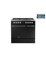Belling PROV BEL RCA VISION TWIN 90DF STA 90cm Dual Fuel Range Cooker Twin Oven Stainless Steel A Rated