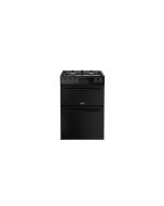 Belling BEL FSA VISION 60DF BLK 60cm Dual Fuel Twin Oven Cooker Black A+ Rated