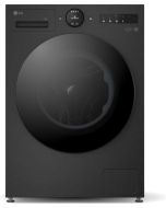 LG F4X7011TBB 11kg 1400 spin AI Direct Drive Washing Machine, Black A Rated