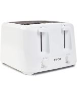 Pifco 204707 1400w 4 Slice Toaster n White