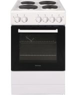 Statesman SE050SPW Freestanding Solid Plate Hob Electric Cooker