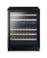 Rangemaster RDZ6046BL/ Wine Cabinet 60cm Black with Stainless Steel trim