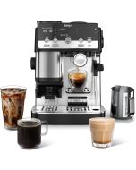 Ninja ES301UK Luxe Café MINI  Bean to Cup Espresso Machine - Black/ Silver