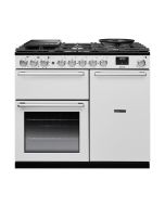 Rangemaster NEX100DFPWHT/CM1 NEXUS 100cm Range Cooker Dual Fuel in White A Rated