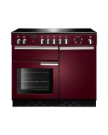Rangemaster PROP100ECCY/C 100cm Induction Range Cooker Professional Plus Cranberry - Chrome, A Rated