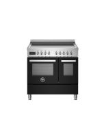 Bertazzoni PRO95I2ENET2 Professional 90cm Range Cooker Twin Oven Induction Gloss Black