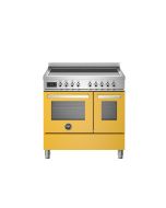 Bertazzoni PRO95I2EGIT2 Professional 90cm Range Cooker Twin Oven Induction Gloss Yellow