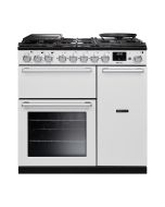 Rangemaster NEX90DFPWHT/CM1 NEXUS  90cm Range Cooker Dual Fuel in  White A Rated