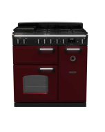 Rangemaster CL90DFPBOR/CM1 Classic 90 DF Dual Fuel Range Cooker Bordeaux Chrome