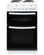 Haden HEST50W 50cm Twin Cavity Sealed Plate Hob Cooker in White
