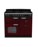Rangemaster CL100DFPBOR/CM1 Classic 100 DF Dual Fuel Range Cooker Bordeaux Chrome