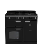 Rangemaster CL100DFPGBL/CM1 Classic 100 DF Dual Fuel Range Cooker Gloss Black Chrome