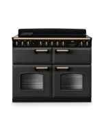 Rangemaster CLDLB110EIPSLT/AB1 Classic Deluxe 110cm BC Induction Range Cooker Slate/Antique Brass