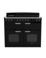 Rangemaster CLDLB110EIPGBL/CM1 Classic Deluxe 110cm BC Induction Range Cooker Black/Chrome