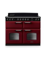 Rangemaster CLDLB110EIPBOR/CM1 Classic Deluxe 110cm BC Induction Range Cooker Bordeaux/Chrome