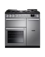 Rangemaster NEX90DFSTST/CM1 NEXUS 90cm Range Cooker Dual Fuel in Stainless Steel A Rated