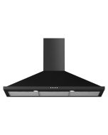 Leisure H102PK 100cm Traditional Chimney Hood - Black - C Rated
