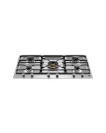 Bertazzoni PM36500X Segmented 90cm Gas Hob 5 burners central wok burner