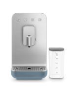 Smeg BCC13SBMUK Collezione Bean To Cup Coffee Machine with Integrated Milk System, Matte Storm Blue