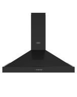 Belling BEL FARMHOUSE CHIM 110PYR BLK 110cm Chimney Cooker Hood, Black, C Rated